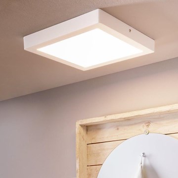 Eglo 96169 - LED loftlampe til badeværelse FUEVA 1 LED/22W/230V IP44 30x30 cm