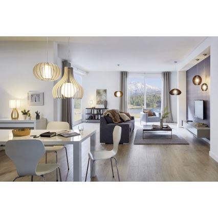 Eglo 96213 - Lysekrone TINDORI 1xE27/60W/230V