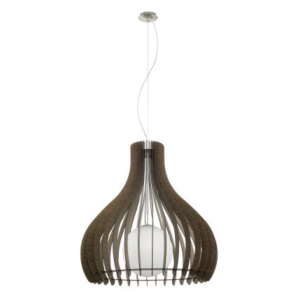 Eglo 96219 - Lysekrone TINDORI 1xE27/60W/230V