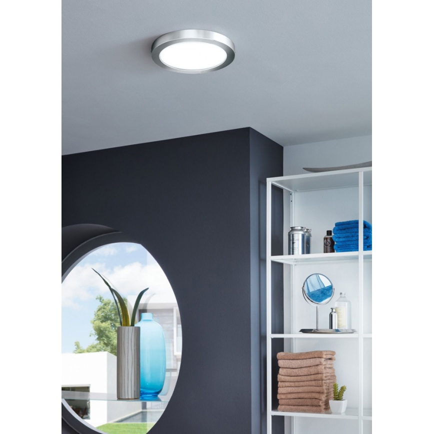 Eglo 96246 - LED badeværelseslampe FUEVA 1 LED/22W/230V IP44 Ø 30 cm