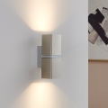 Eglo 96264 - LED-væglampe PASSA 2xGU10/2,8W/230V, firkantet