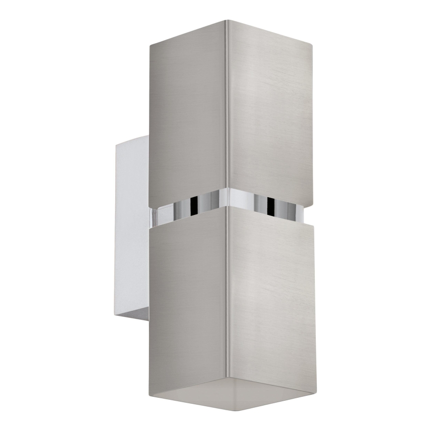 Eglo 96264 - LED-væglampe PASSA 2xGU10/2,8W/230V, firkantet