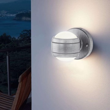 Eglo 96267 - Udendørs LED væglampe SESIMBA 2xLED/3,7W IP44