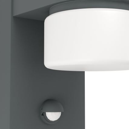 Eglo - Udendørs LED væglampe med sensor 2xLED/6W IP44