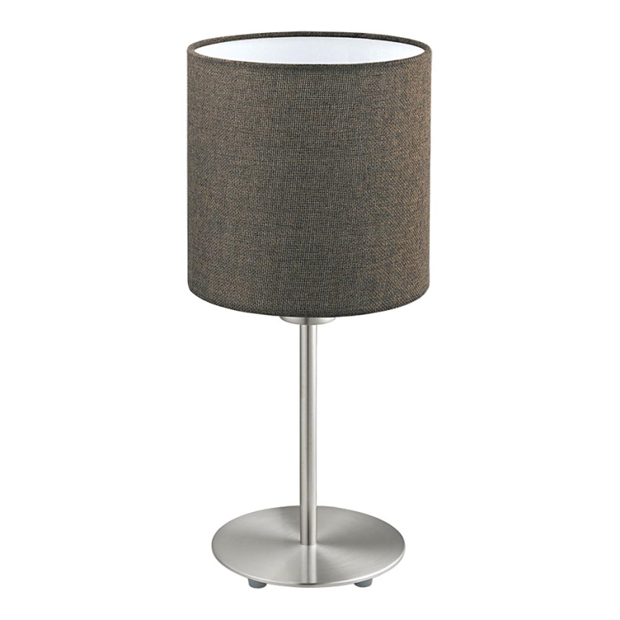 Eglo 96388 - Bordlampe PASTERI 1xE27/60W/230V brun
