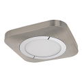 Eglo 96395 - LED loftlampe PUYO LED/16,5W/230V nikkel