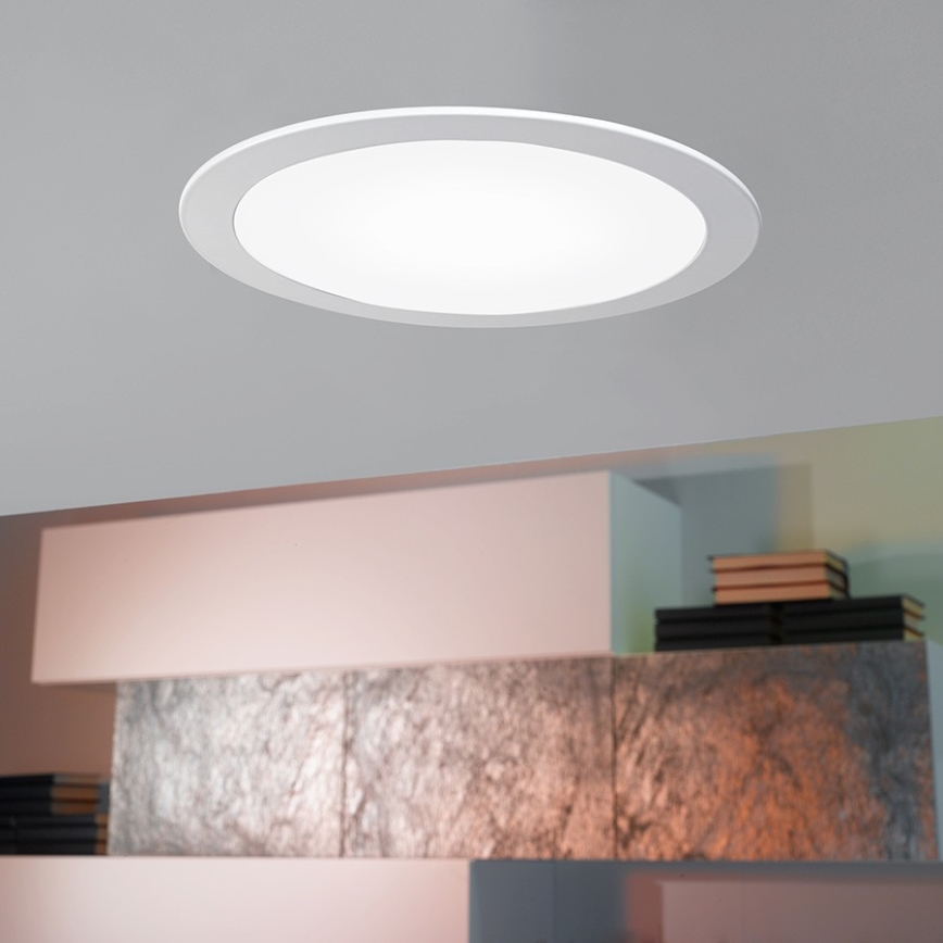 Eglo 96407 - Dæmpbar LED indbygningsarmatur FUEVA 1 LED/10,95W/230V pr. 17 cm