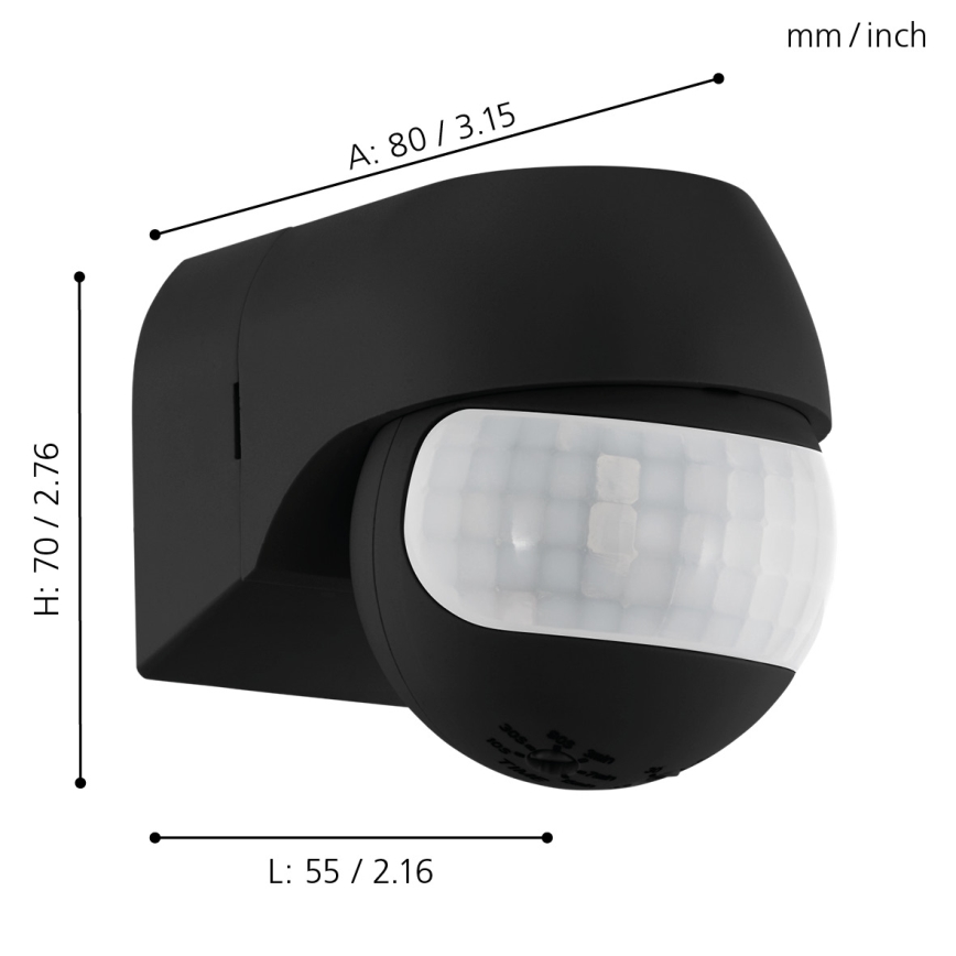 Eglo - Udendørs sensor IP44
