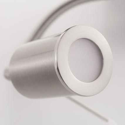 Eglo - LED Fleksibelt lysarmatur 1xE27/40W+LED/3,8W taupe