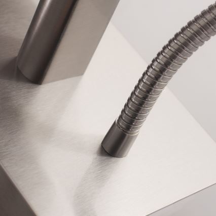 Eglo - LED Fleksibelt lysarmatur 1xE27/40W+LED/3,8W taupe