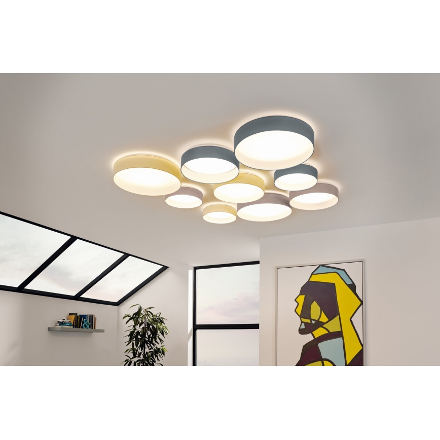 Eglo - LED loftlampe dæmpbar 1xLED/18W/230V beige