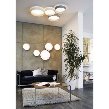 Eglo - LED loftlampe dæmpbar 1xLED/18W/230V beige