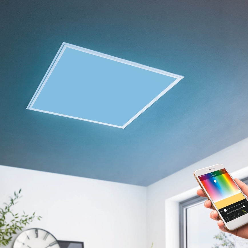 Eglo - LED lampe dæmpbar RGBW-farver SALOBRENA-C LED/16W + fjernbetjening