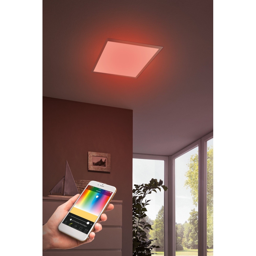 Eglo - LED lampe dæmpbar RGBW-farver SALOBRENA-C LED/16W + fjernbetjening