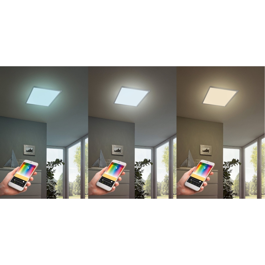 Eglo - LED lampe dæmpbar RGBW-farver SALOBRENA-C LED/16W + fjernbetjening