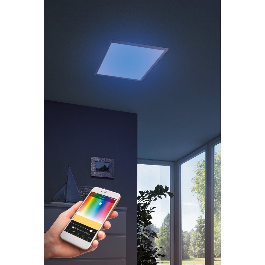 Eglo - LED lampe dæmpbar RGBW-farver SALOBRENA-C LED/16W + fjernbetjening