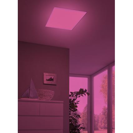 Eglo - LED lampe m. RGBW-farver dæmpbar SALOBRENA-C LED/30,5W/230V + fjernbetjening