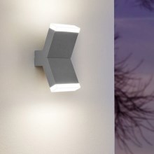 Eglo 96706 - LED væglampe CANTZO 2xLED/4W/230V grå
