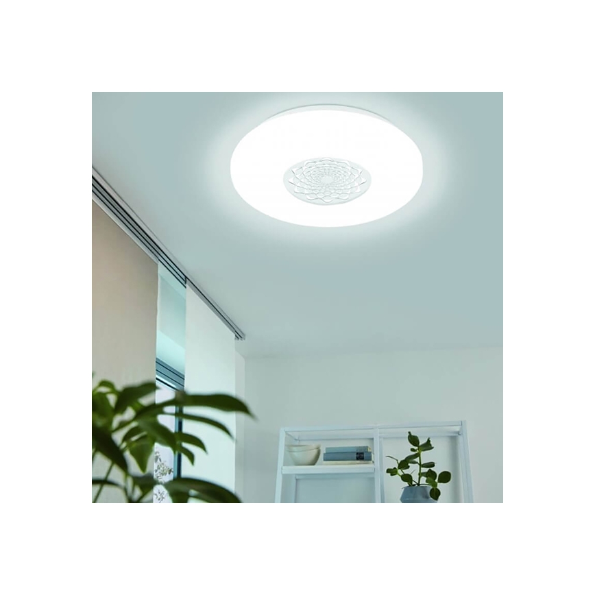 Eglo - LED væg-/loftlampe dæmpbar RGB-farver CAPASSO-C LED/17W/230V