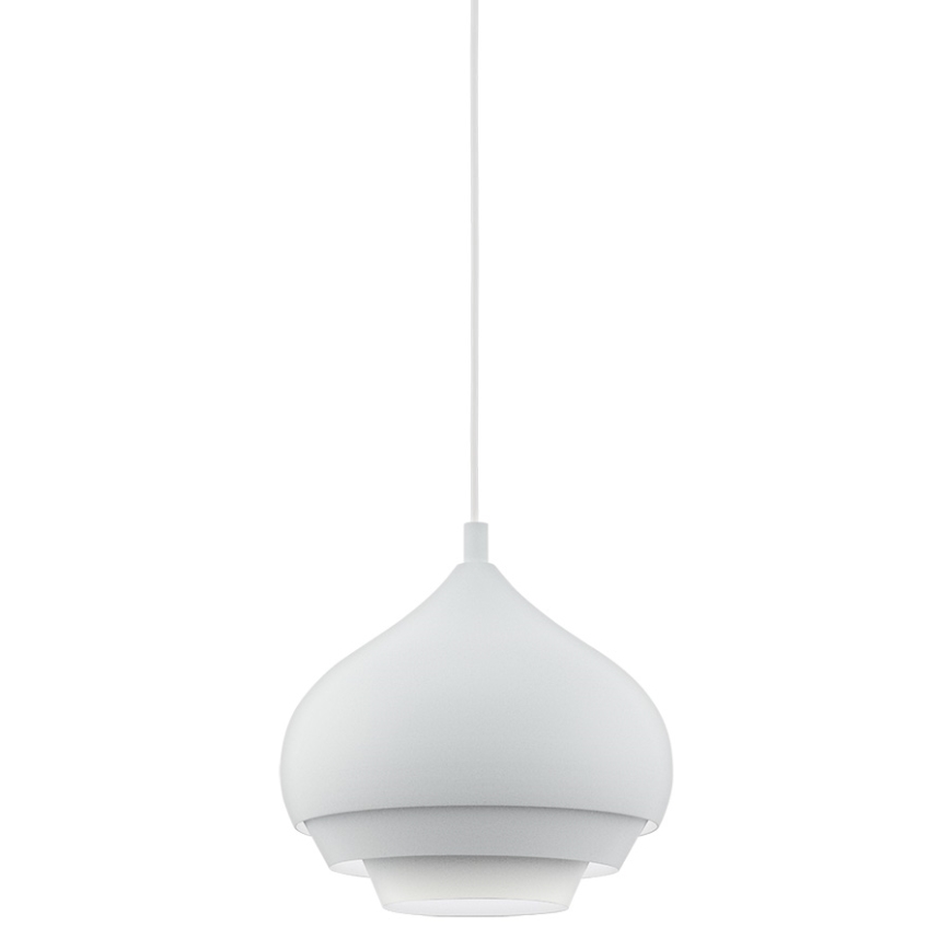 Eglo - Lysekrone i en snor 1xE27/60W/230V hvid
