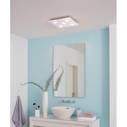 Eglo - LED badeværelses loftsbelysning 5xLED/4,5W/230V IP44