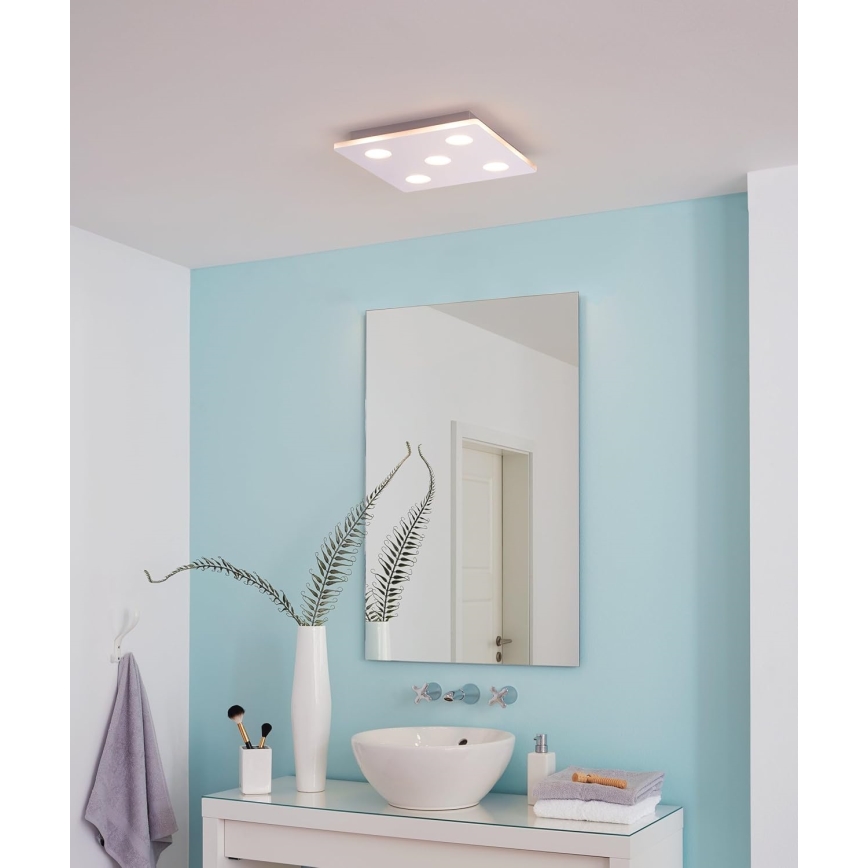Eglo - LED badeværelses loftsbelysning 5xLED/4,5W/230V IP44
