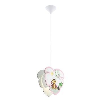 Eglo 96951 - Pendel til børn LOUIE 1xE27/60W/230V