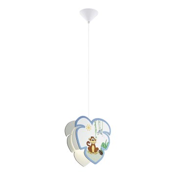 Eglo 96952 - Pendel til børn LOUIE 1xE27/60W/230V