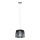 Eglo 96955 - Lysekrone i en snor ARTANA 1xE27/60W/230V grå/antik sort 300mm