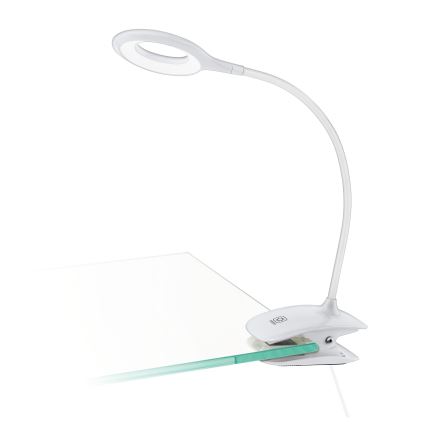 Eglo - LED lampe med klemme dæmpbar 1xLED/3W/230V 500mAh hvid