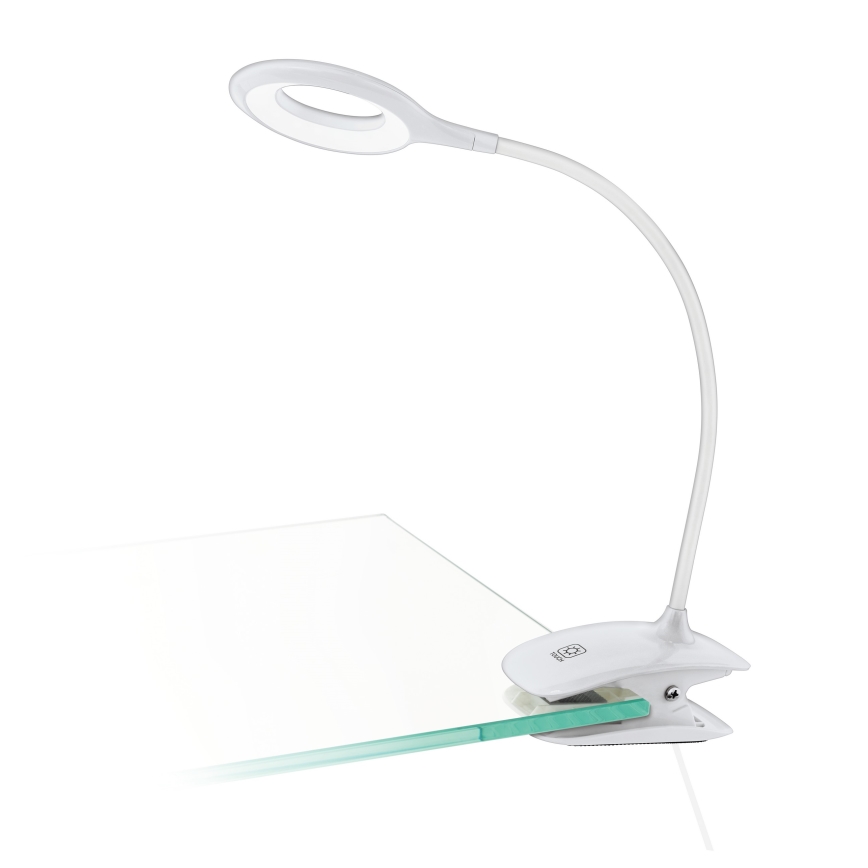 Eglo - LED lampe med klemme dæmpbar 1xLED/3W/230V 500mAh hvid