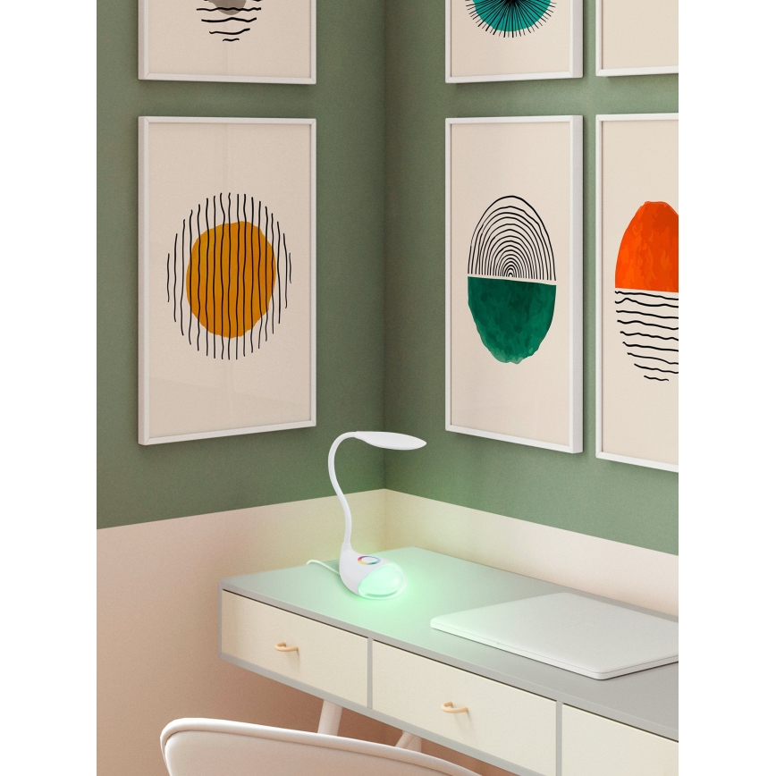 Eglo - Dæmpbar LED-bordlampe LED/2,2W+0,3W/230V RGB