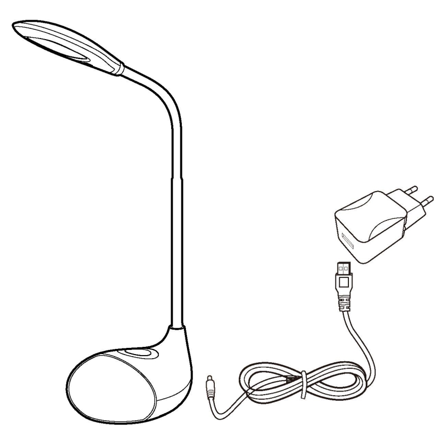 Eglo - Dæmpbar LED-bordlampe LED/2,2W+0,3W/230V RGB