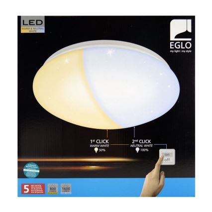 Eglo 97108 - LED loftsbelysning GIRON-RW 1xLED/18W/230V 2700K-4000K