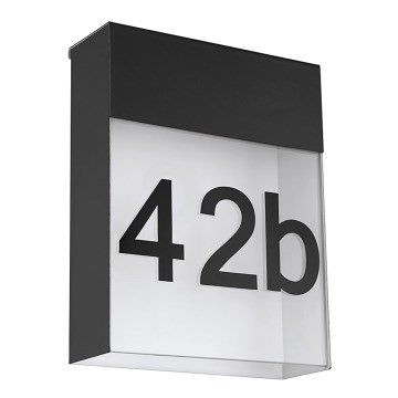 Eglo 97117 - LED husnummer PONSO LED/4,8W/230V IP44