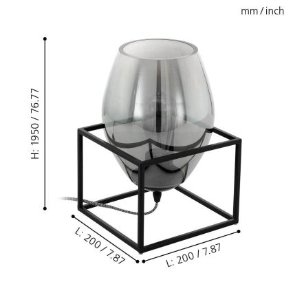 Eglo - Bordlampe 1xE27/40W/230V