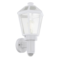 Eglo 97256 - Udendørs væglampe med sensor MONSELICE 1xE27/28W/230V IP44
