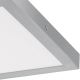 Eglo - LED loftsbelysning 1xLED/25W/230V sølv kantet