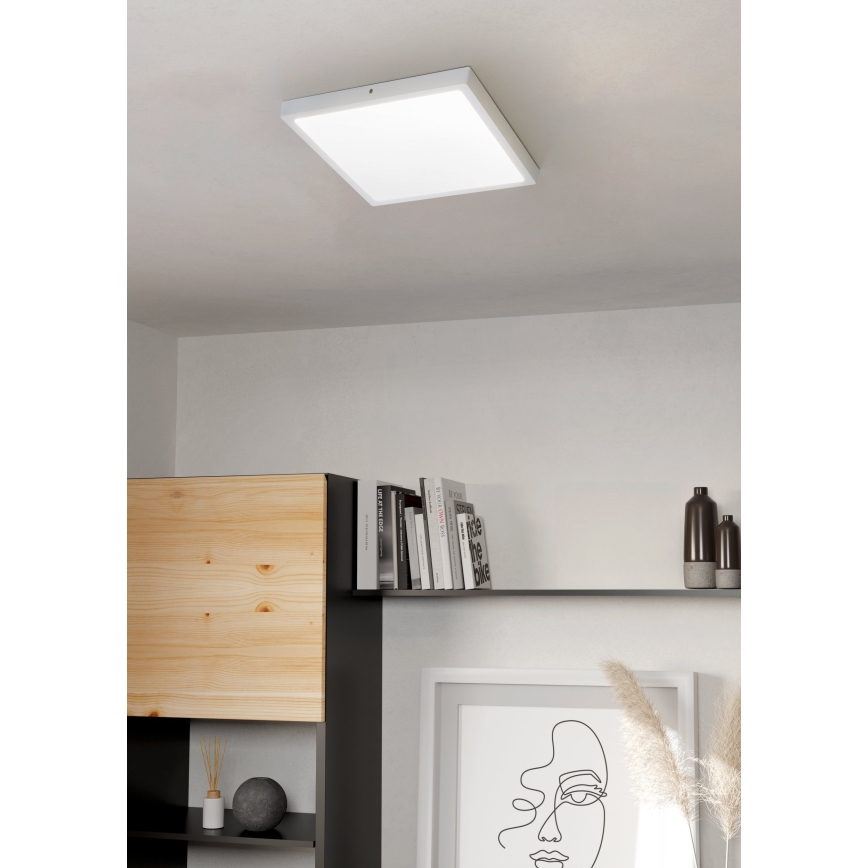 Eglo - LED-loftlampe 1xLED/25W/230V, hvid, firkantet, 4000K, 40x40 cm