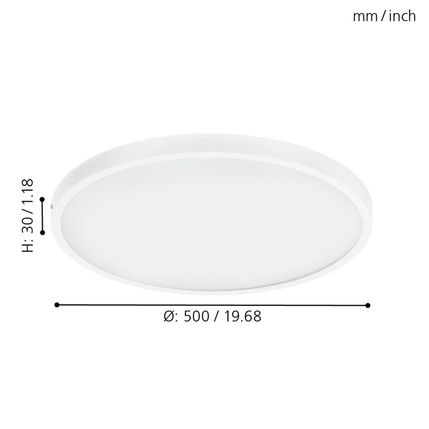 Eglo - LED lysdæmper loftslampe 1xLED/25W/230V