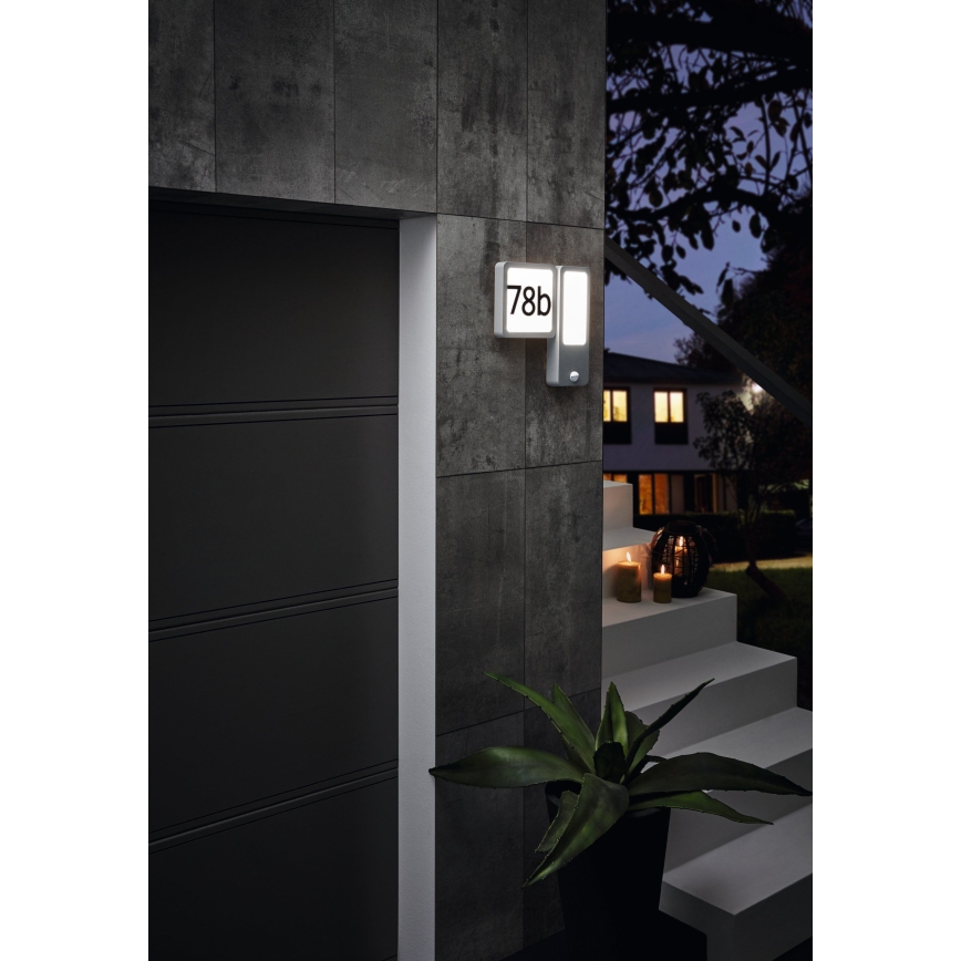 Eglo - LED udendørs væglampe 2xLED/2,7W + LED/3,6W/230V IP44