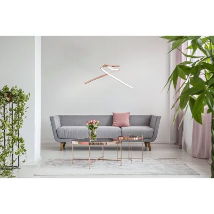 Eglo 97362 - LED lysekrone i en snor PALOZZA 2xLED/11W/230V