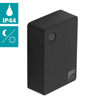 Eglo - Skumringssensor 2-100 lux sort IP44