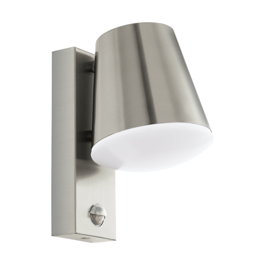 Eglo 97453 - Udendørs væglampe med sensor CALDIERO 1xE27/10W/230V IP44