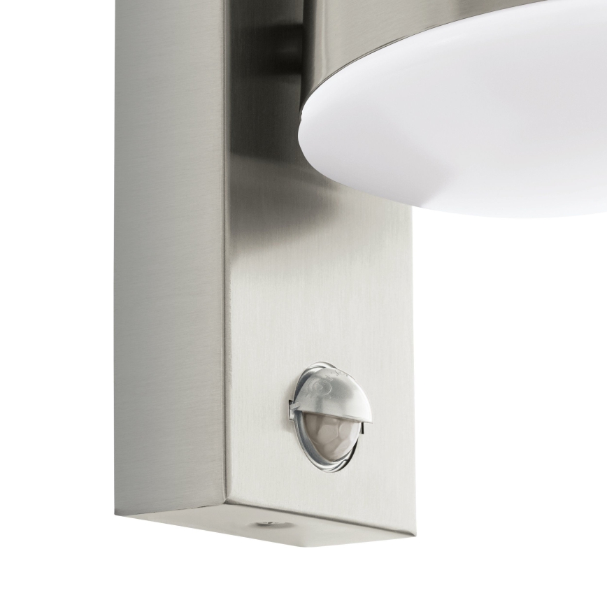 Eglo 97453 - Udendørs væglampe med sensor CALDIERO 1xE27/10W/230V IP44