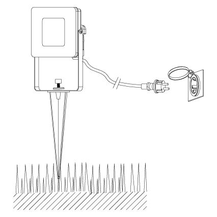 Eglo 97471 - LED projektør FAEDO 4 LED/10W/230V IP44