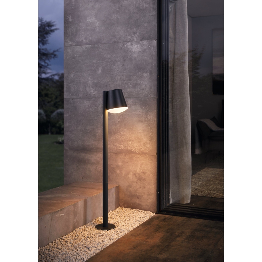 Eglo - Udendørs LED lampe m. RGB-farver dæmpbar CALDIERO-C 1xE27/9W/230V antracit IP44
