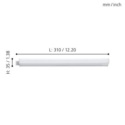 Eglo - LED underskabslampe til køkken LED/3,2W/230V