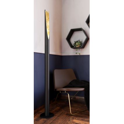 Eglo - LED gulvlampe 1xGU10/4,5W/230V sort