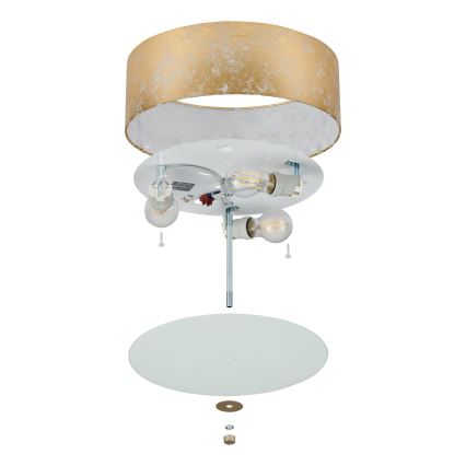 Eglo 97642 - Loftlampe VISERBELLA 3xE27/60W/230V